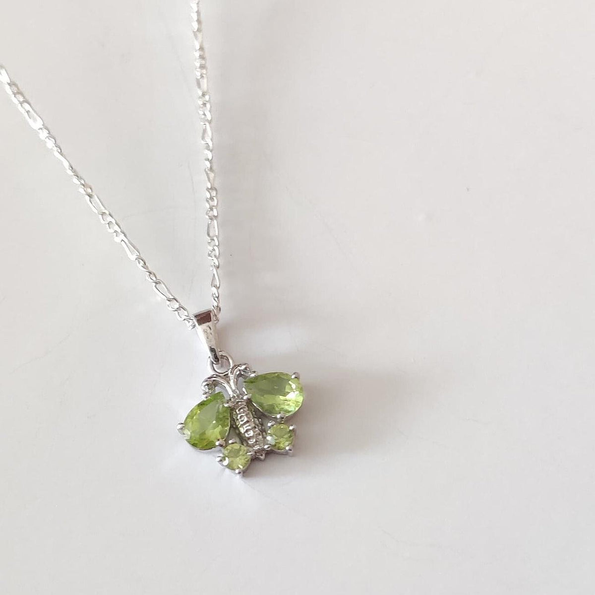 Butterfly Pendant Necklace - 925 Sterling Silver