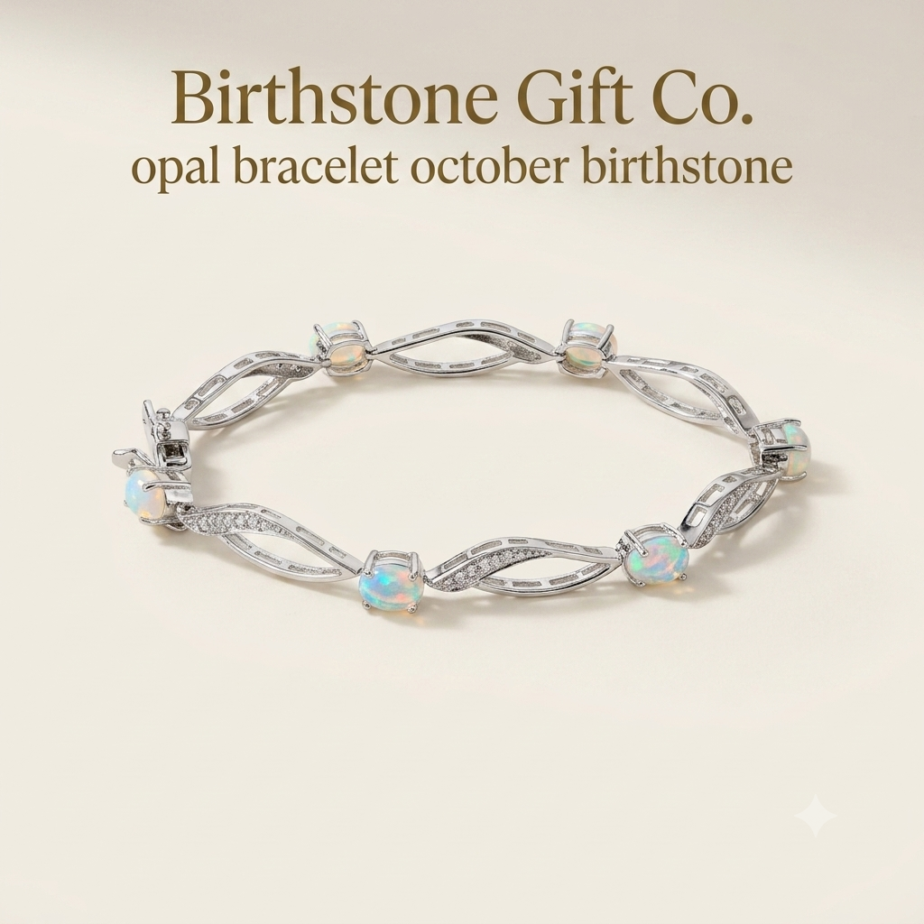 Ethiopian Opal Twist Chain Bracelet: 925 Sterling Silver