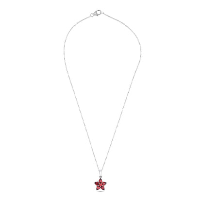 Star Pendant Necklace in 925 Sterling Silver